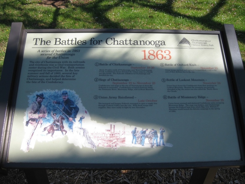 Sign - Battle for Chattanooga.JPG